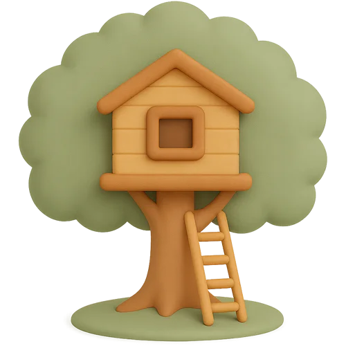Dein persönliches Kinderbuch: Baumhaus bauen – ein magisches Abenteuer