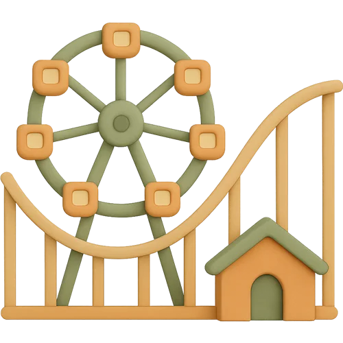 Ein personalisiertes Kinderbuch über den Besuch im Freizeitpark