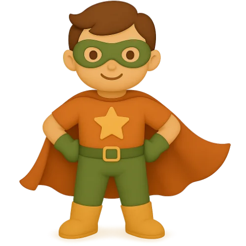 Dein personalisiertes Kinderbuch über Superhelden-Abenteuer