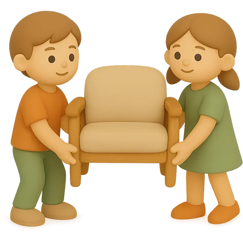 Ein personalisiertes Kinderbuch über das Umziehen