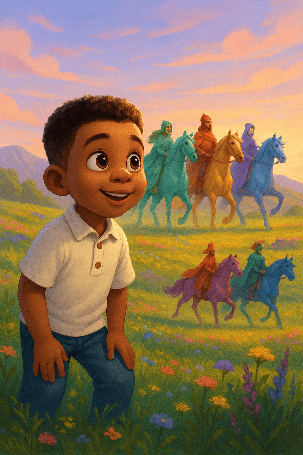 Reiter der vergessenen ebene