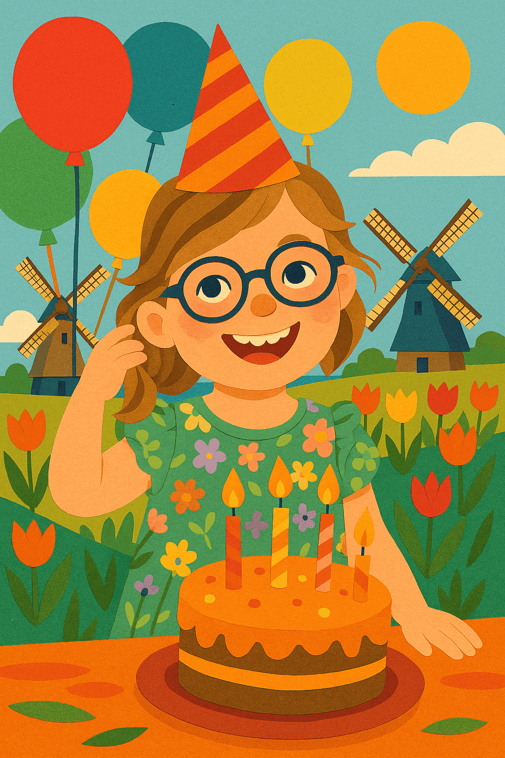 Geburtstagsfreude in den niederlanden