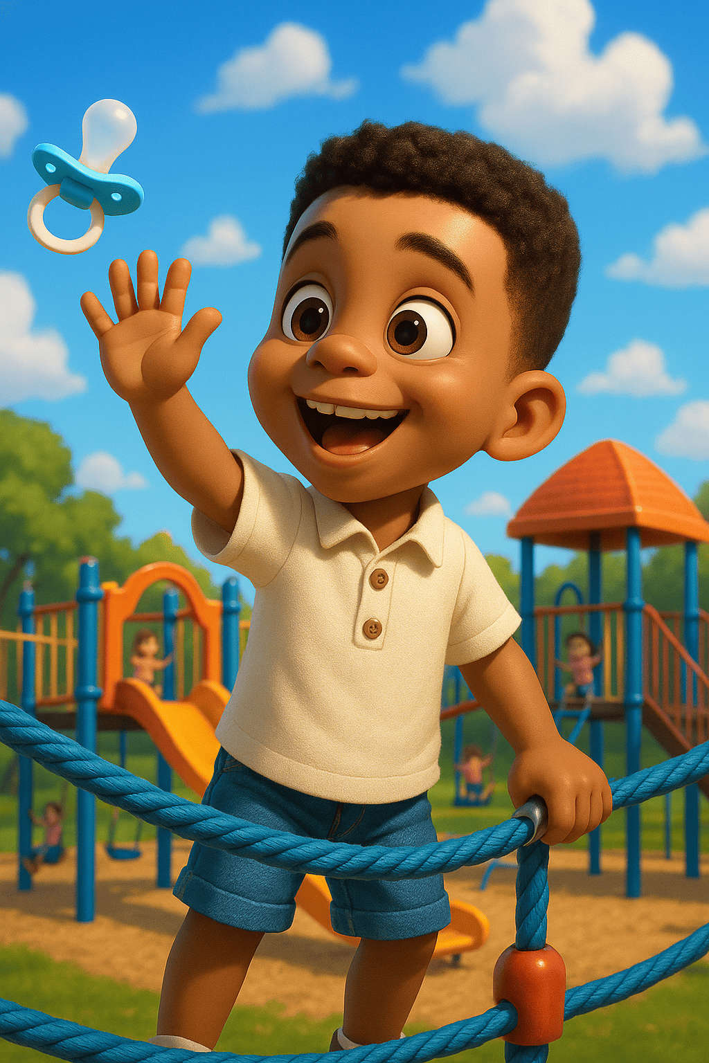 Illustration für Tag schnuller   hallo große welt!