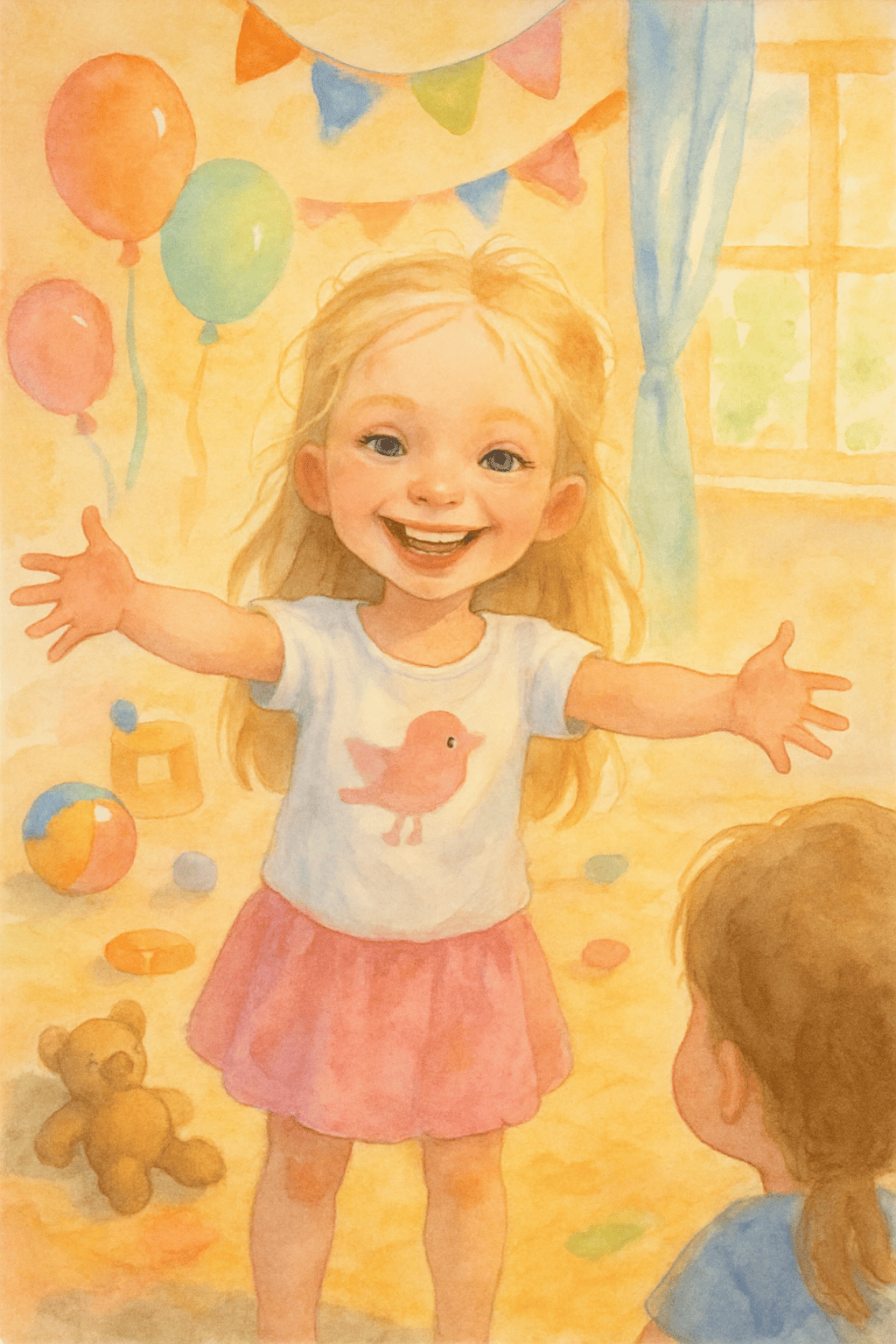 Illustration für Willkommen kleines schwesterchen