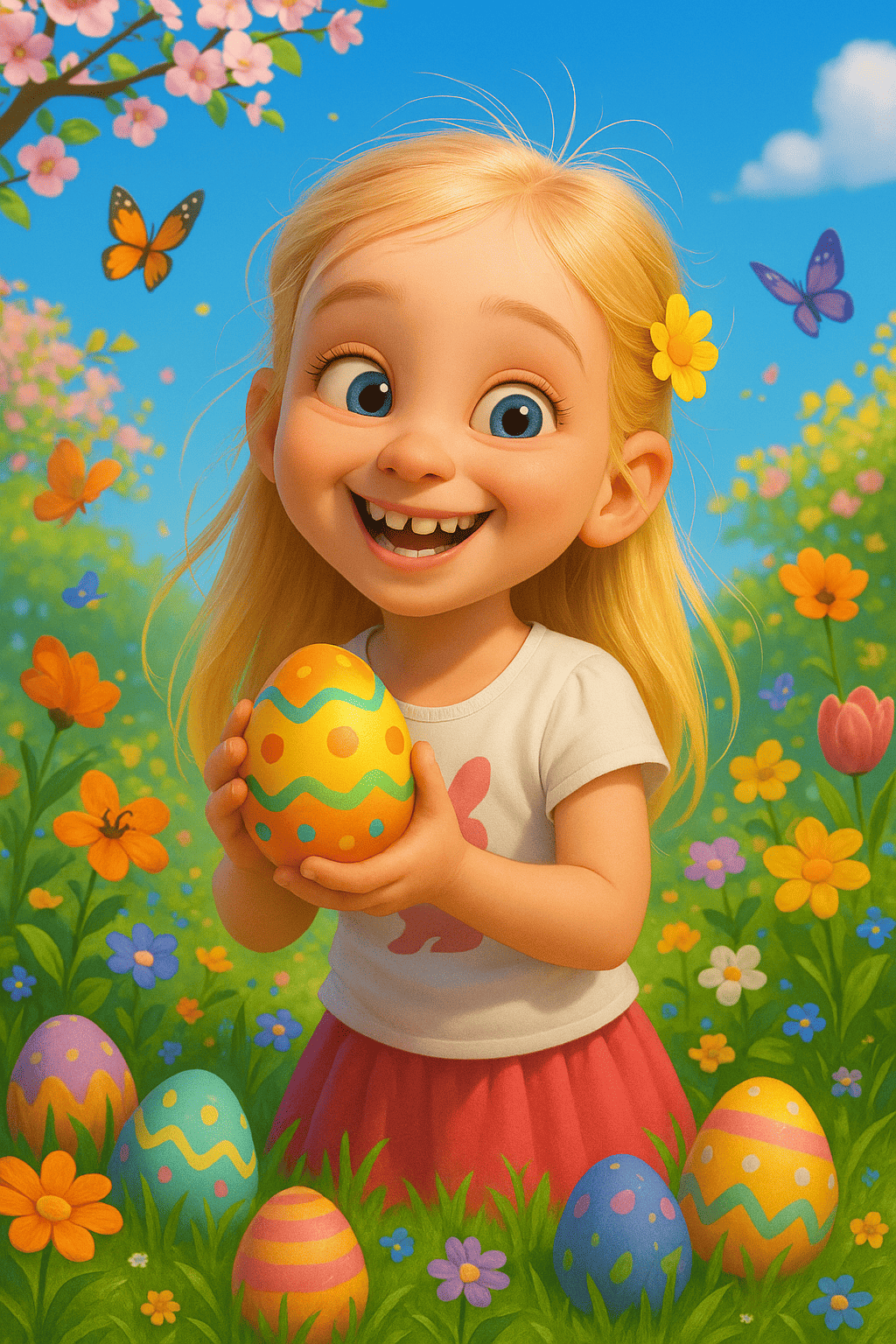 Osterfreude in voller blüte