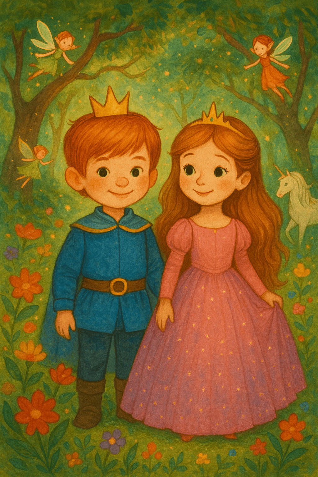 Der verzauberte prinz und prinzessin