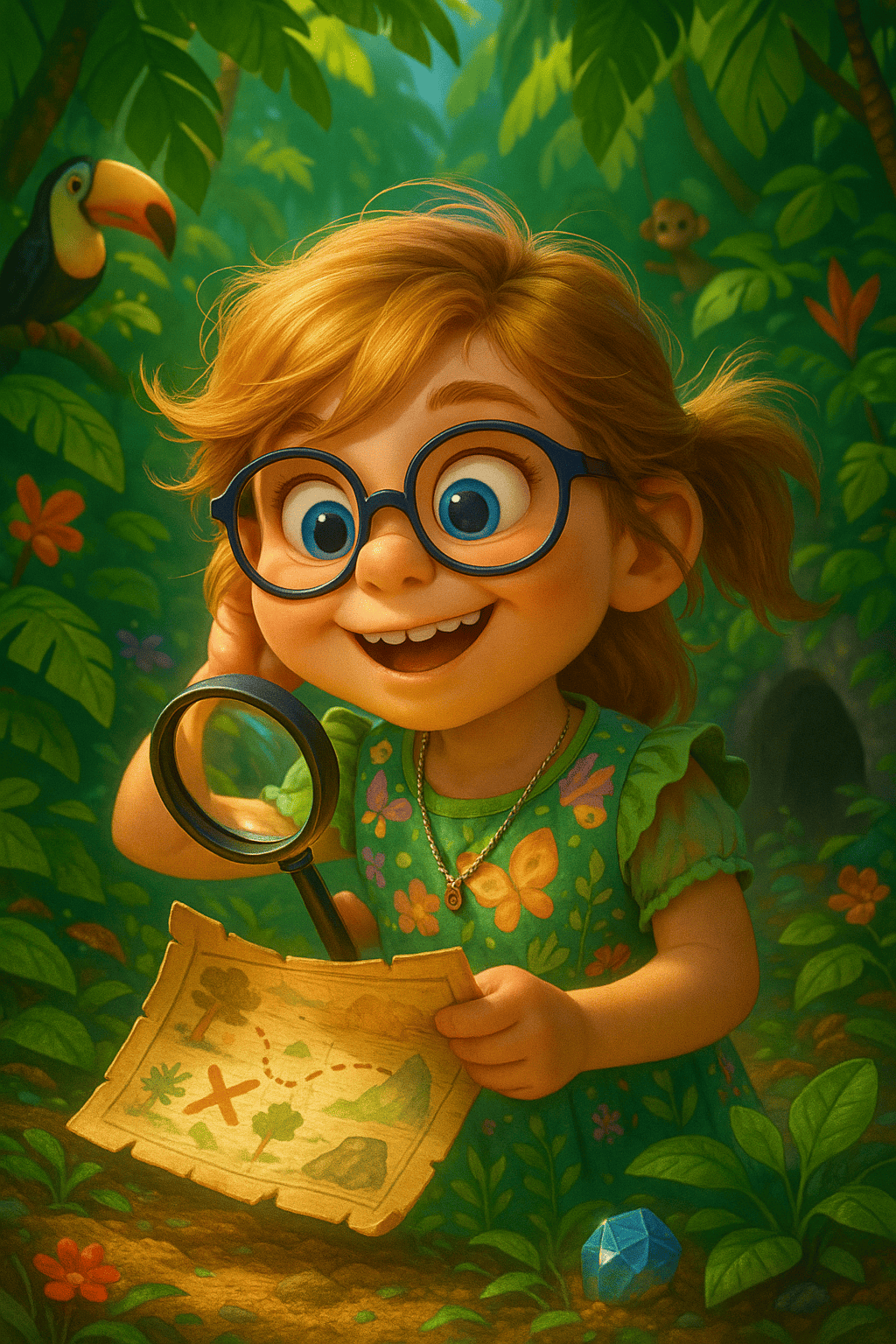 Verborgen geheimnisse des dschungels