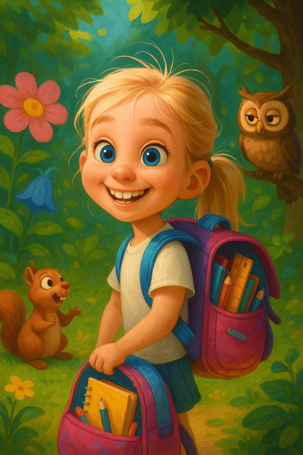 Die abenteuer der schultasche